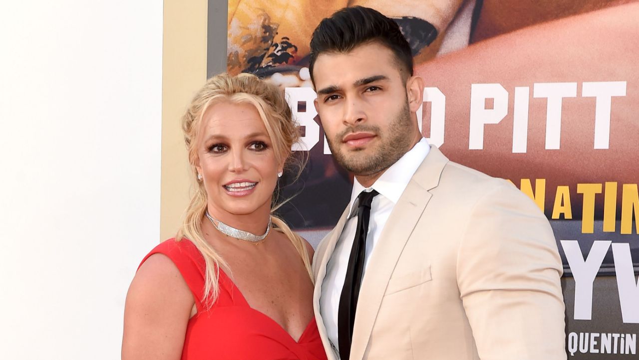 Britney Spears and Sam Asghari